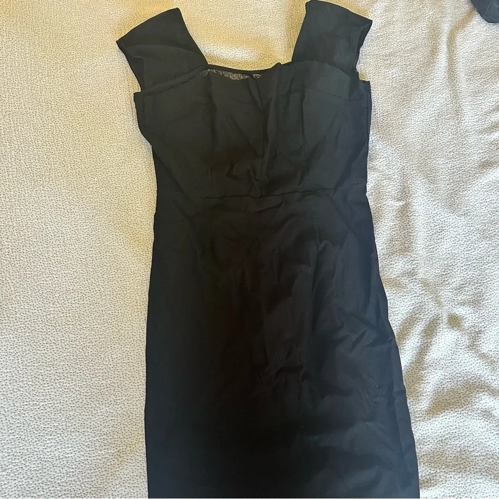 Stop Staring Beautiful Vintage Black Dress - Picture 7 of 8